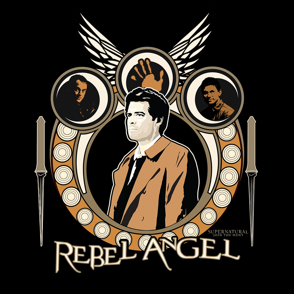 Supernatural Fallen Angel T-shirt  Design