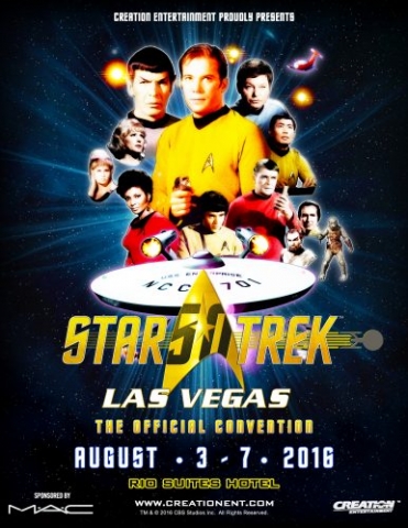 Official Star Trek Cover art Designed at Creation Entertainment