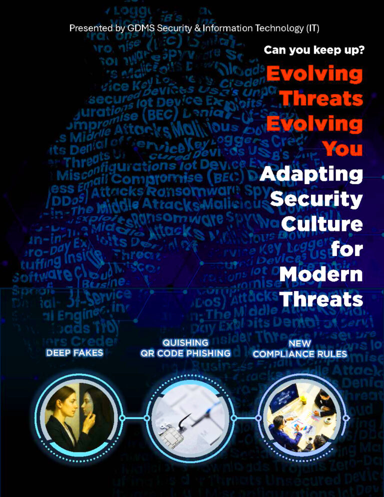 Can You Keep Up? Addressing evolving threats through modern security culture. Can You Keep Up? Addressing evolving threats through modern security culture.