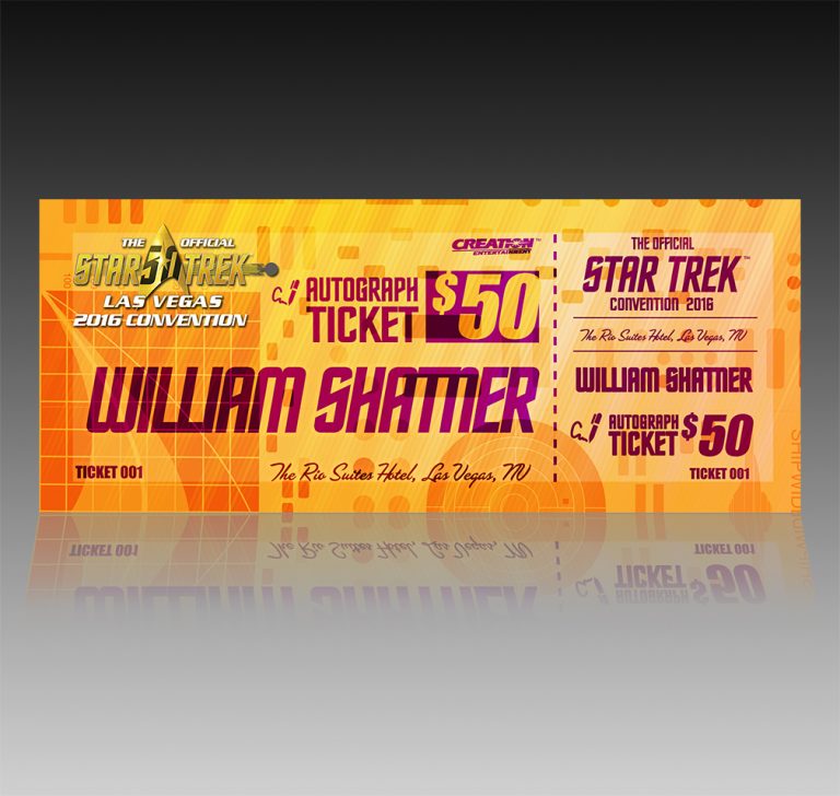 Star Trek 50th Ticket-Design