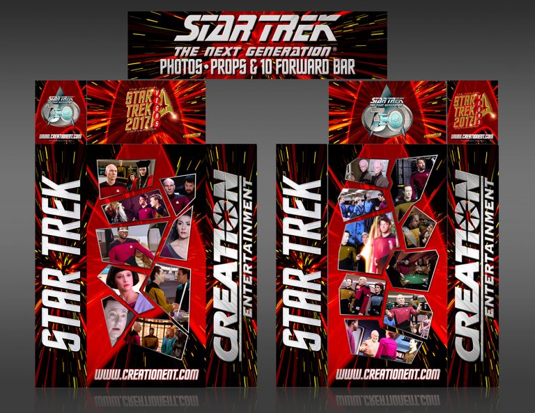 Star Trek TNG Theater Entrance Unit Convention Display Designed at Creation Entertainment