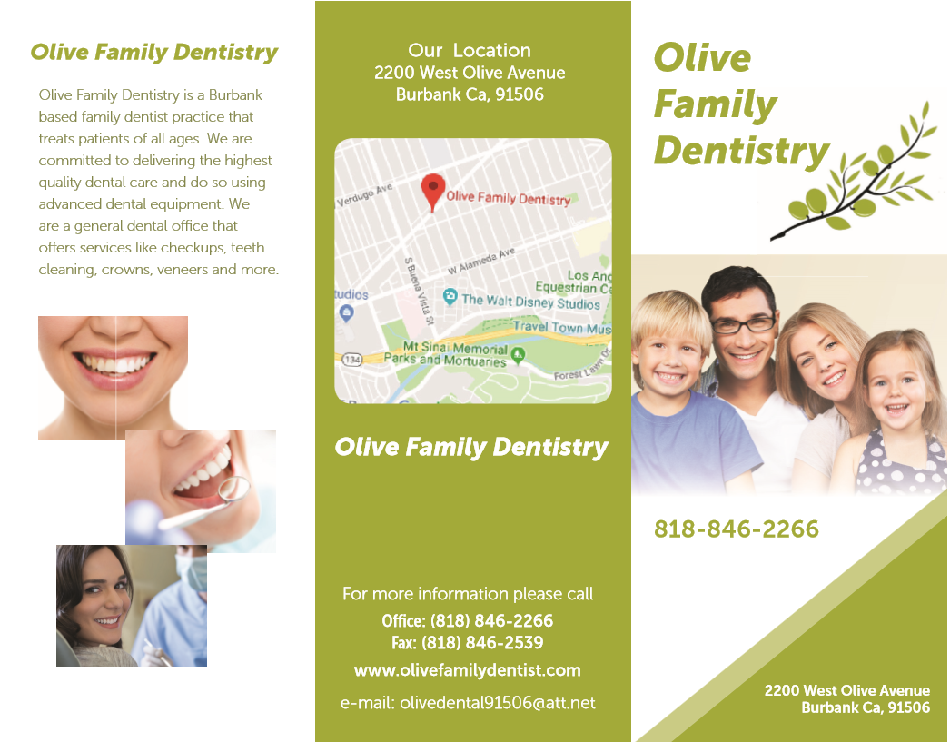Olive Family Denistry Brochure