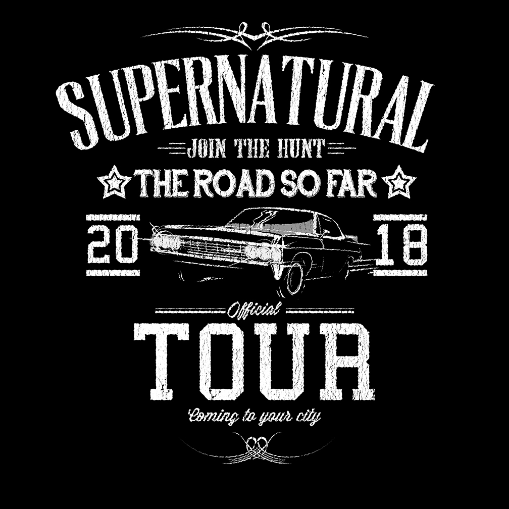 Supernatural Tour T-shirt Designed at Creation Entertainment