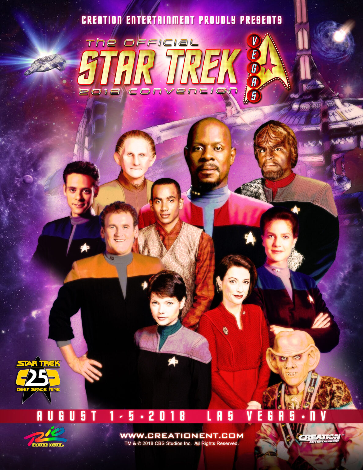 Star Trek: Deep Space Nine 25th Anniversary Cover Art