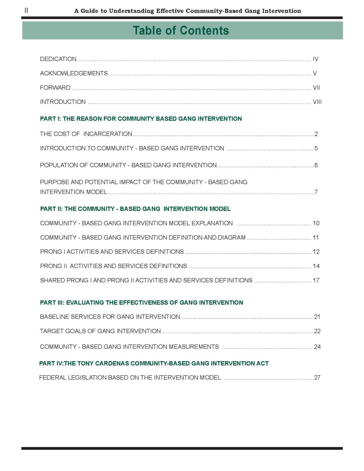 Community-Based Intervention Report Report Design for the Office of Los Angeles City Councilmember Tony Cárdenas