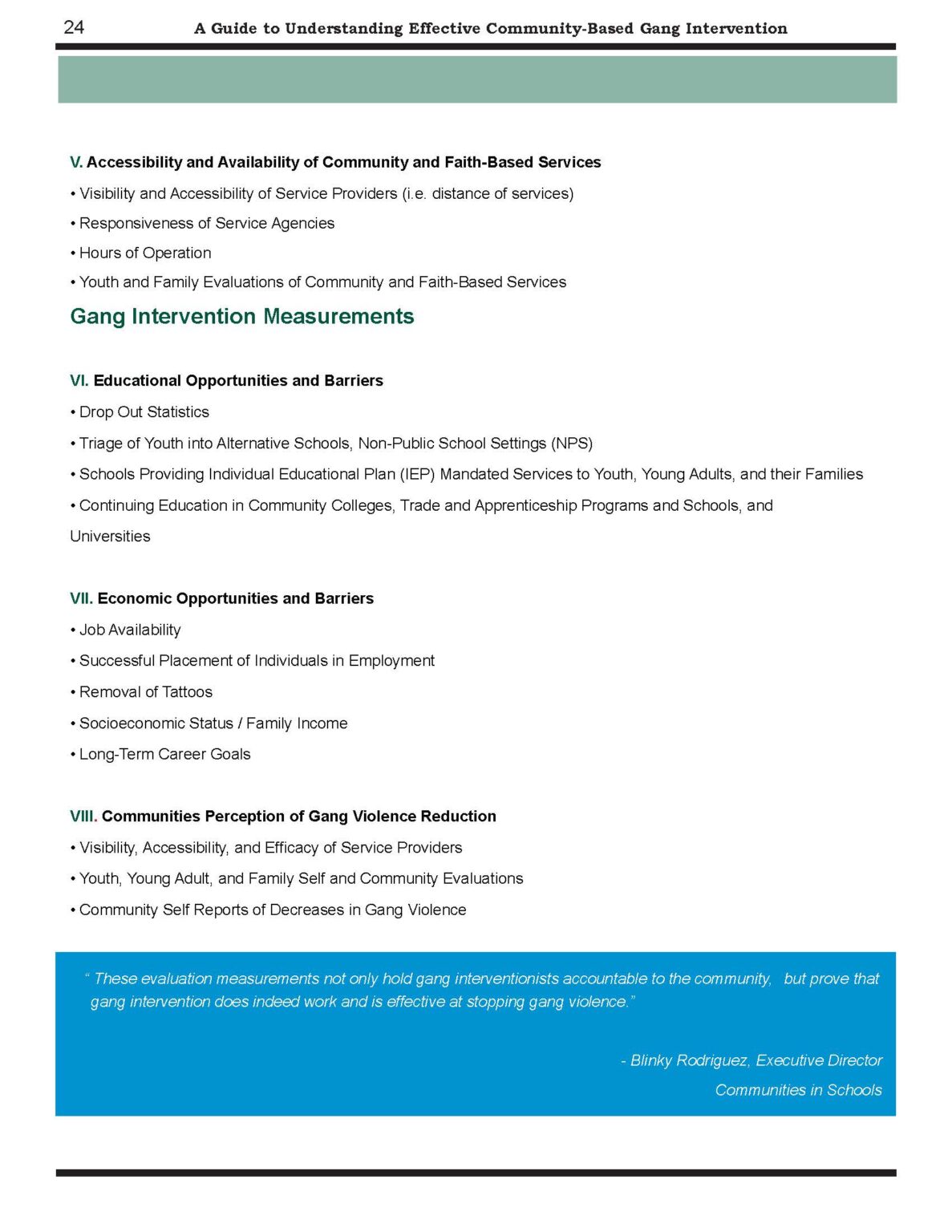 Community-Based Intervention Report Report Design for the Office of Los Angeles City Councilmember Tony Cárdenas